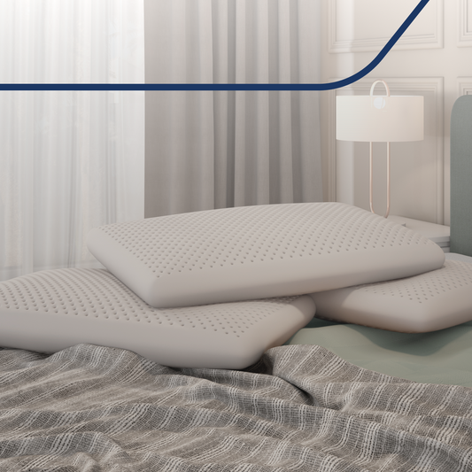 Kit 2 Travesseiros Látex Natural Capa Percal 200 Fios Unique