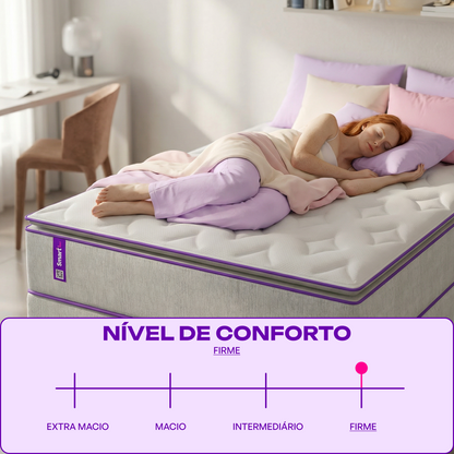 Colchão Ultra Relax Espuma Soft Queen 158x198x28 cm