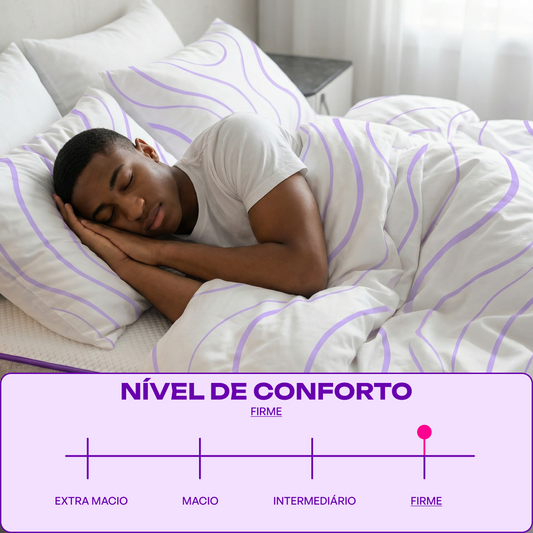 Colchão Solteirão Espuma Soft Gel D28+D25 One Side 108x198x28 ULTRA RELAX  Smartz