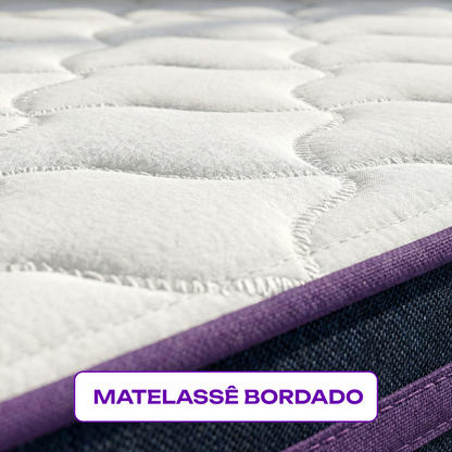 Colchão Casal Molas Ensacadas 138x188x30 Detroit Smartz