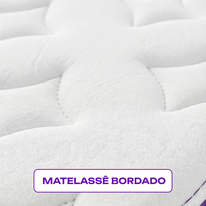 Colchão Solteiro Mola Ensacada D28 Pillow 88x188x28 EUROSPRING Smartz
