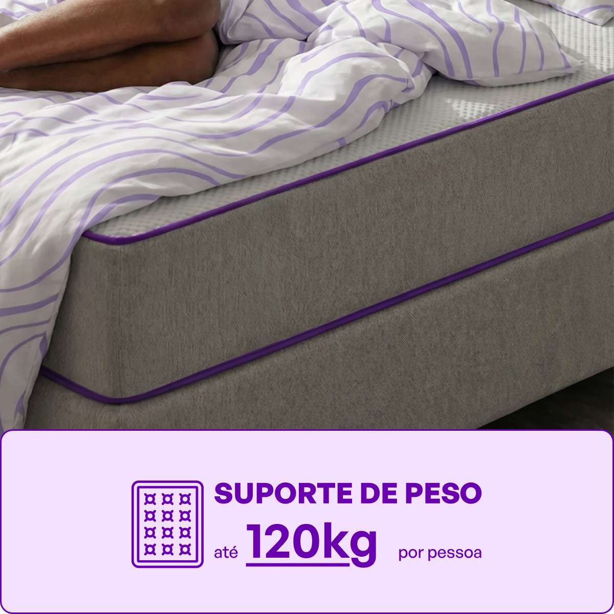 Cama Box Solteiro Design Moderno 88x188x25 Jacquard Bege  Smartz