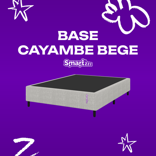 Cama Box Casal Bege 138x188x25 Jacquard Cayambe SmartZzz