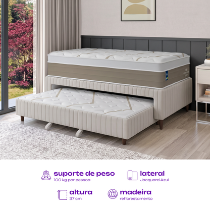 Bicama Box Auxiliar Premium 88x188x25 SmartZzz