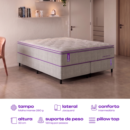Colchão Queen Molas Ensacadas D33 158x198x33 Green Premium SmartZzz