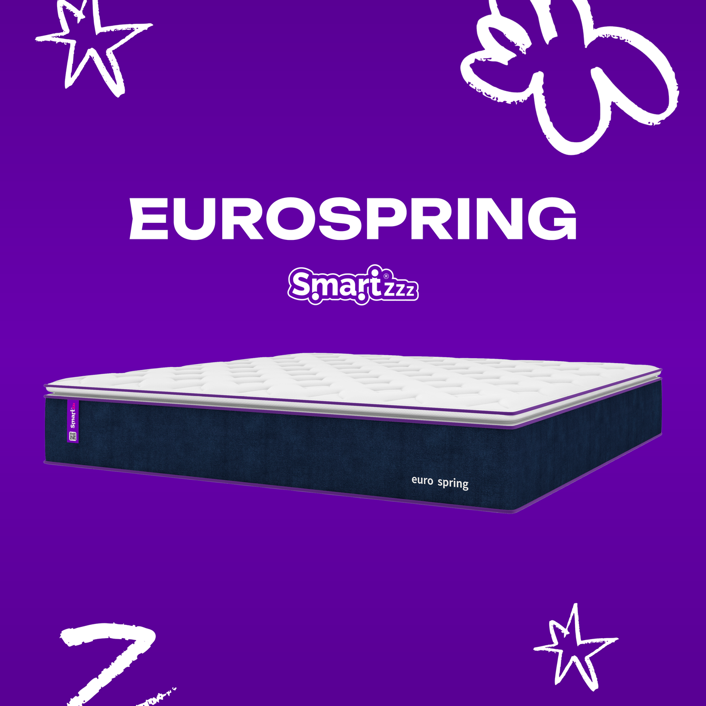 Colchão King Molas Ensacadas D28 Pillow 193x203x28 Euro Spring SmartZzz