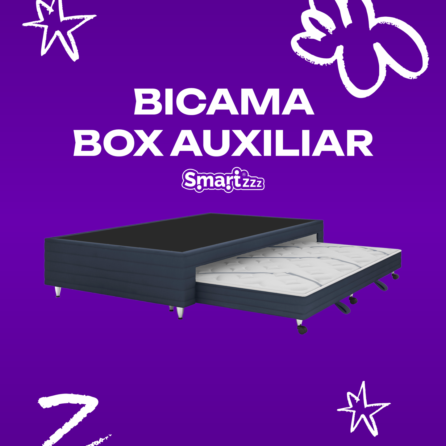Bicama Box Auxiliar Standard 88x188x25 Plumatex