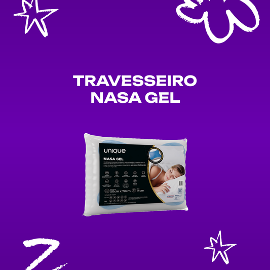 Travesseiro NASA Gel 50x70x17 Unique