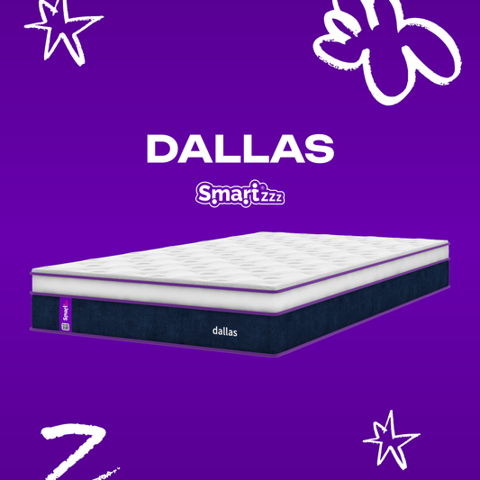 Colchão Solteirão Molas Ensacadas 108x198x28 Dallas SmartZzz