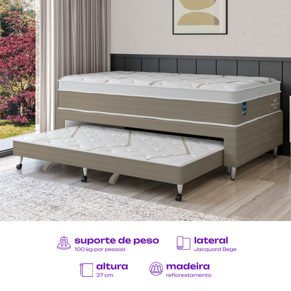 Bicama Box Auxiliar Standard 88x188x25 Plumatex