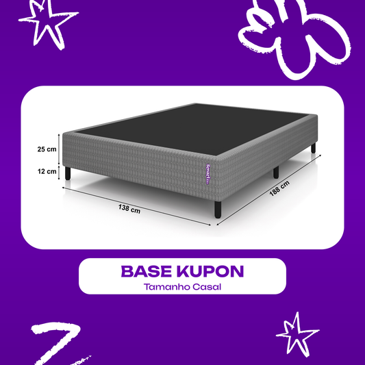 Base Casal Kupon 138x188x25 SmartZzz