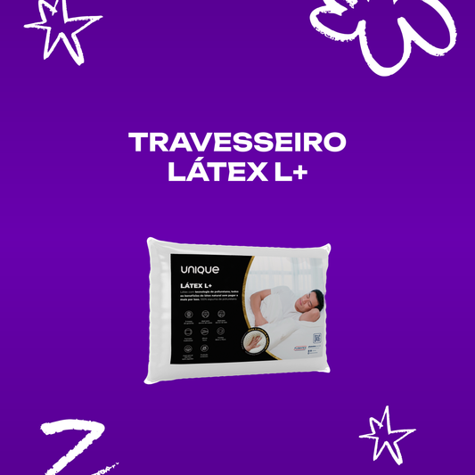 Travesseiro Látex L+ Unique 50x70x14