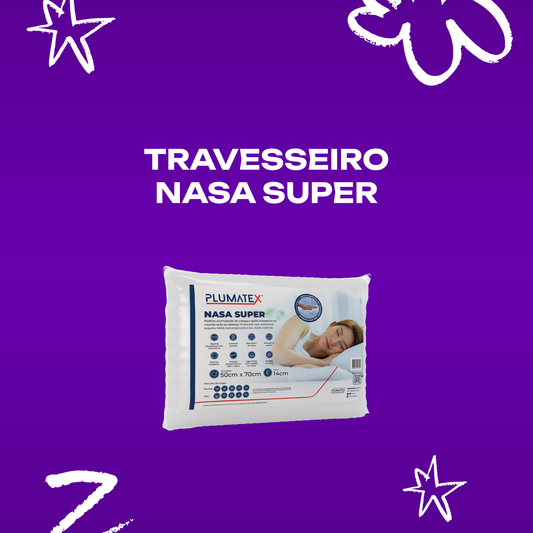 Travesseiro Viscoelástico Super NASA 50x70x14 Plumatex