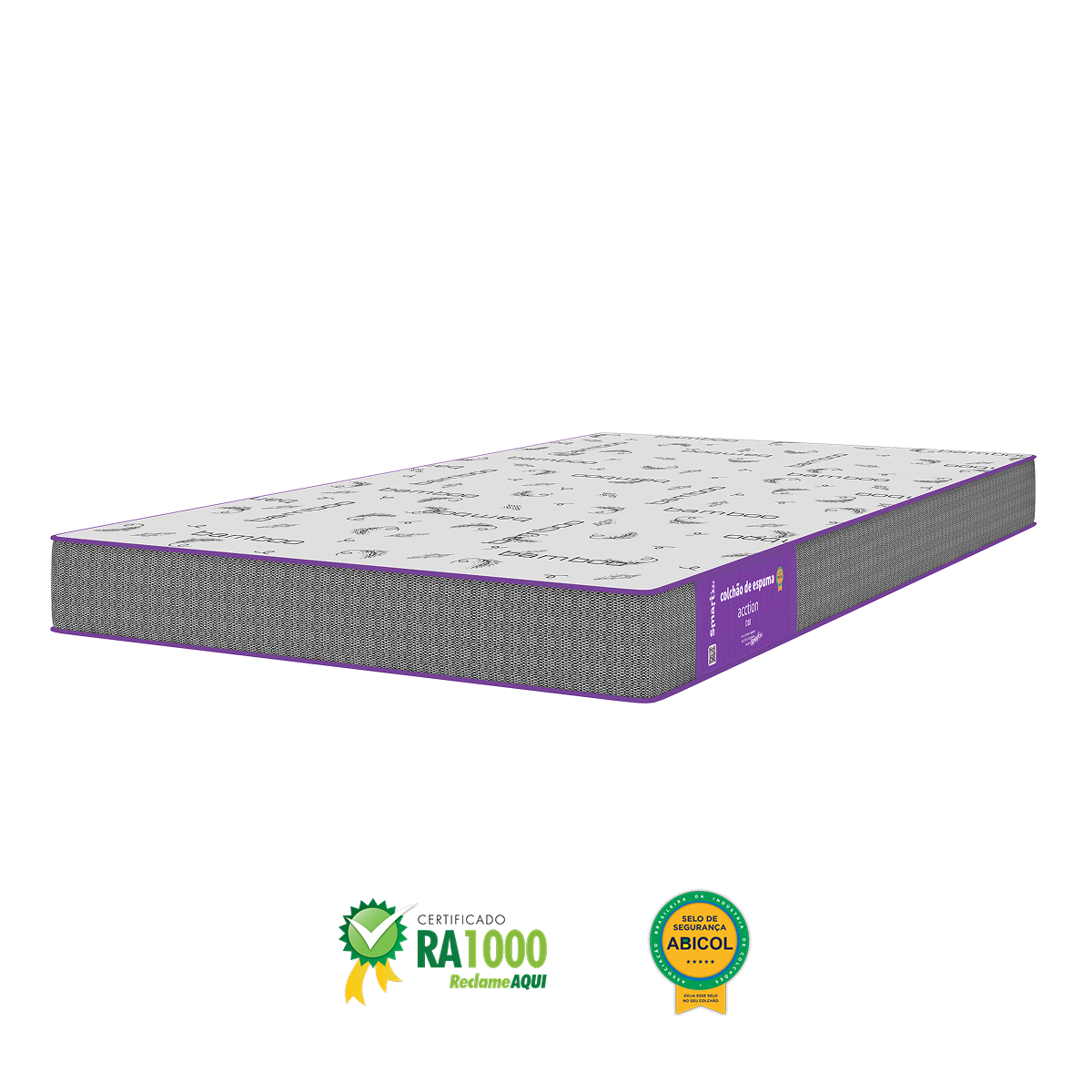 Colchão Berço D18 70x130x12 Acction Smartz