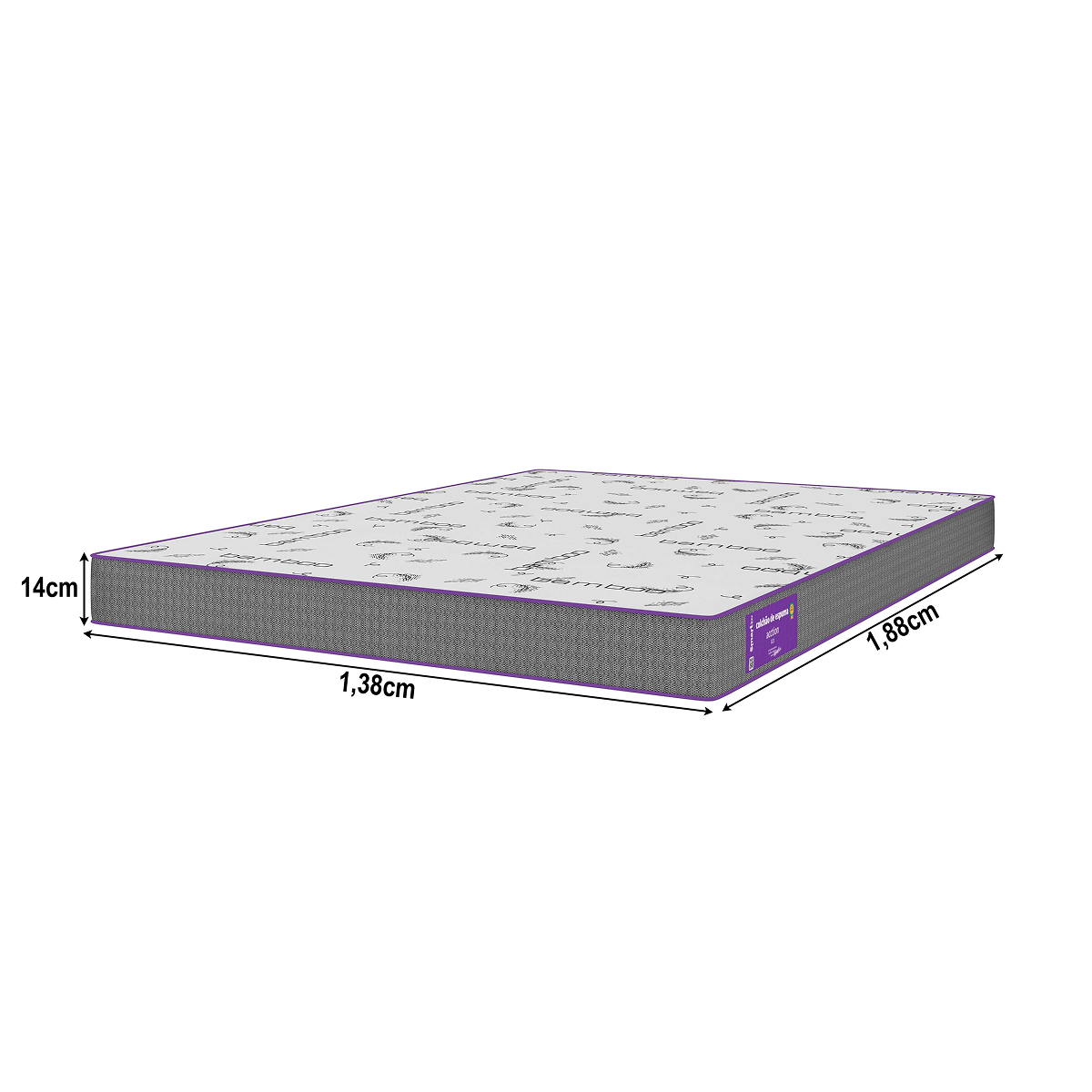 Colchão Casal Acction D23 138x188x14 Smartz
