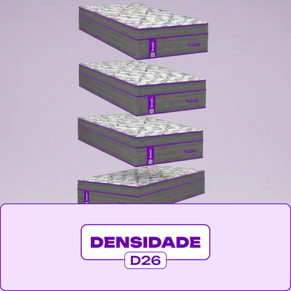 Colchão Solteirão Molas Ensacadas 108x198x25 BÚZIOS Smartz