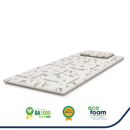 Colchonete Camping  078x188x4 em Napa Plumatex