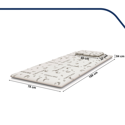 Colchonete Camping  078x188x4 em Napa Plumatex