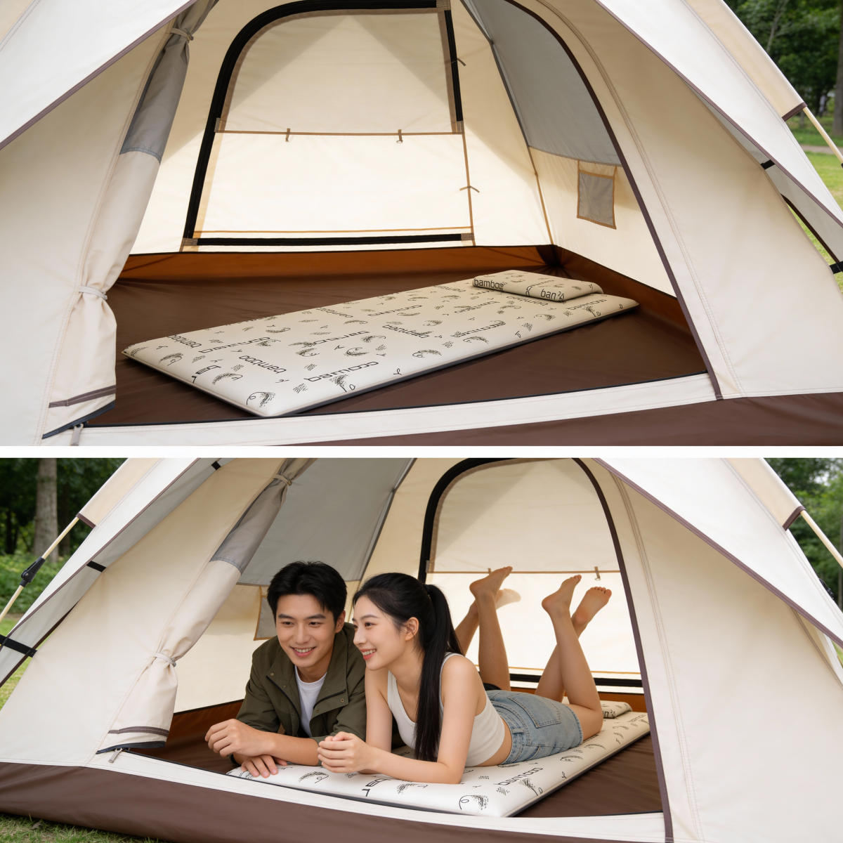 Colchonete Camping  078x188x4 em Napa Plumatex