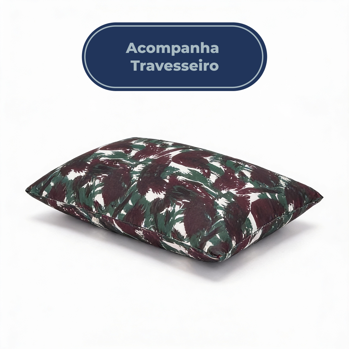 Colchonete Para Camping Com Travesseiro 78x188x07 Plumatex