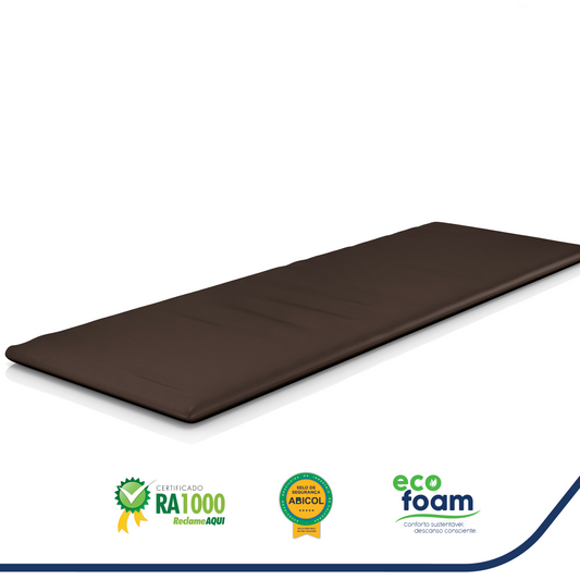 Colchonete Para Exercícios 90x45x4 Academia Marrom Plumatex