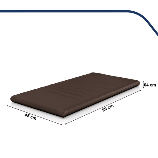 Colchonete Para Exercícios 90x45x4 Academia Marrom Plumatex