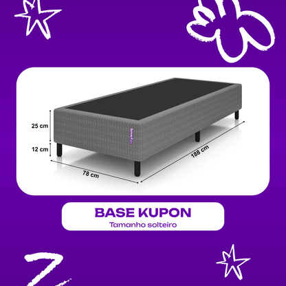 Base Solteiro Kupon 78x188x25 SmartZzz