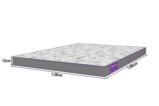 Colchão Casal Acction D20 138x188x12 Smartz