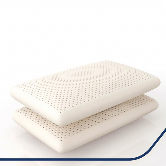 Kit 2 Travesseiros Látex Natural Capa Percal 200 Fios Unique