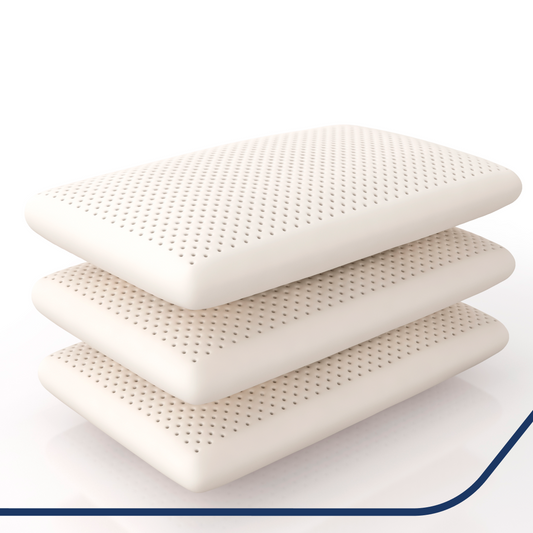 Kit 3 Travesseiro Látex Natural Capa Percal 200 Fios Unique