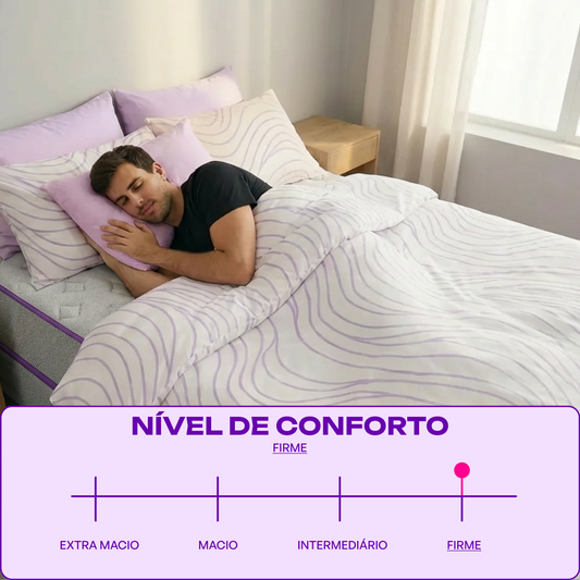 Colchão Solteirão MAXRELAX Espuma D33 108x198 Suporte Firme Smartz