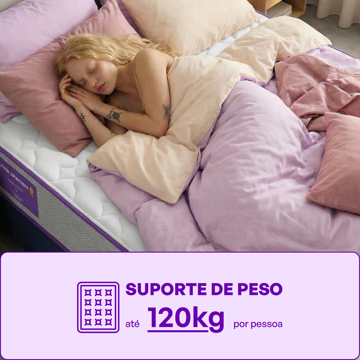 Colchão Solteiro D33 Ortopédico Pillow Flat 88x188x24 MAXRELAX Smartz
