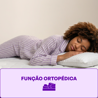 Colchão Solteiro D33 Ortopédico Pillow Flat 88x188x24 MAXRELAX Smartz
