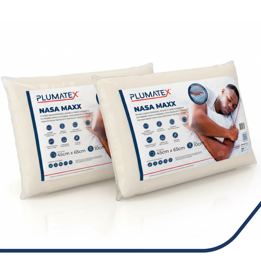 Kit 2 Travesseiros Nasa Viscoelástico Antialérgico Maxx