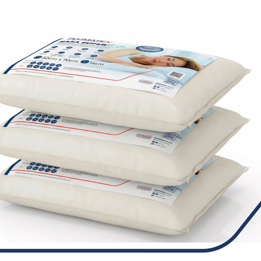 Kit 3 Travesseiros Nasa Viscoelástico Super Alto 50x70 Plumatex