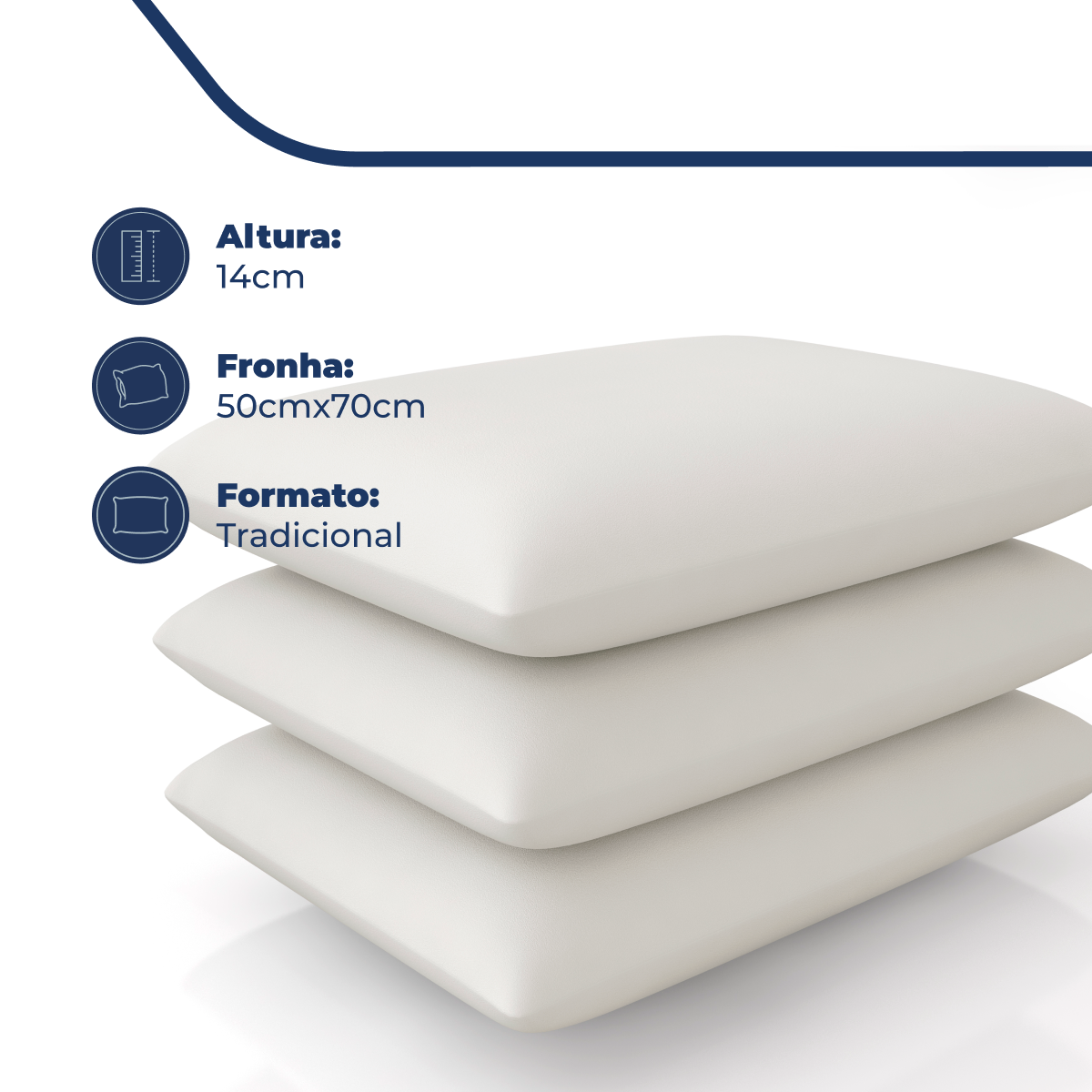 Travesseiro Sintético de Latex+ Unique