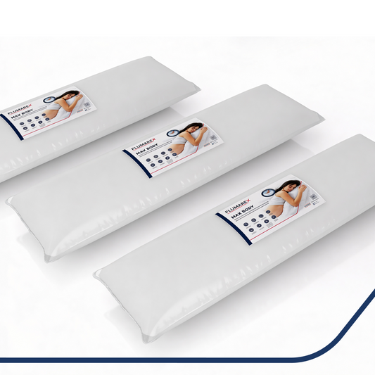 Kit 3 Travesseiros de Corpo Max Body Alpino 142x35x17