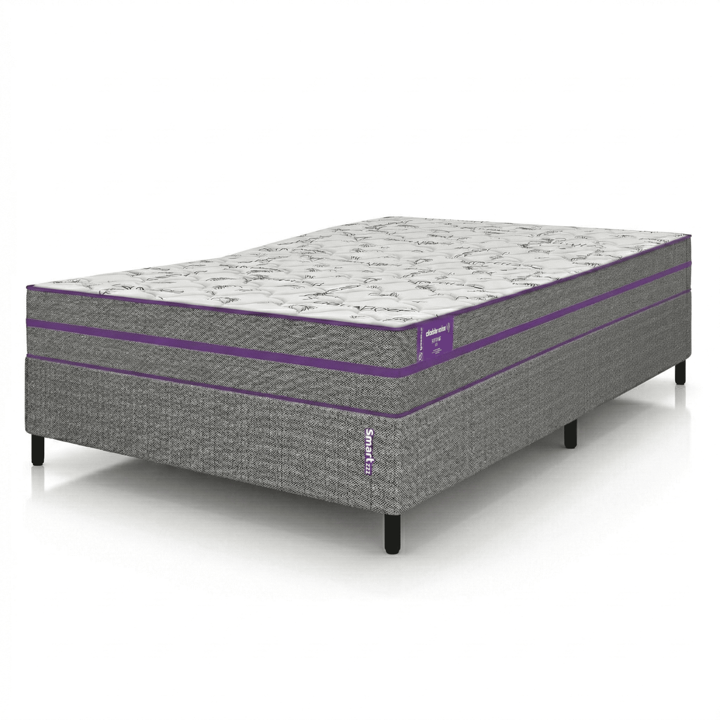 Cama Box Casal D45 Ortovip 138x188x62 Smartz