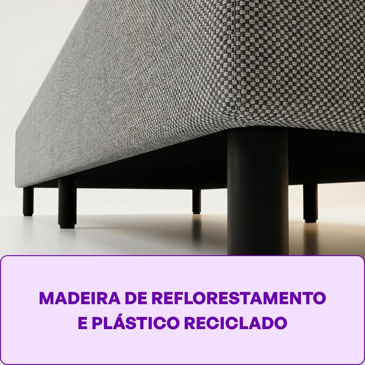 Base Solteiro King Size 108x198x25 Smartz