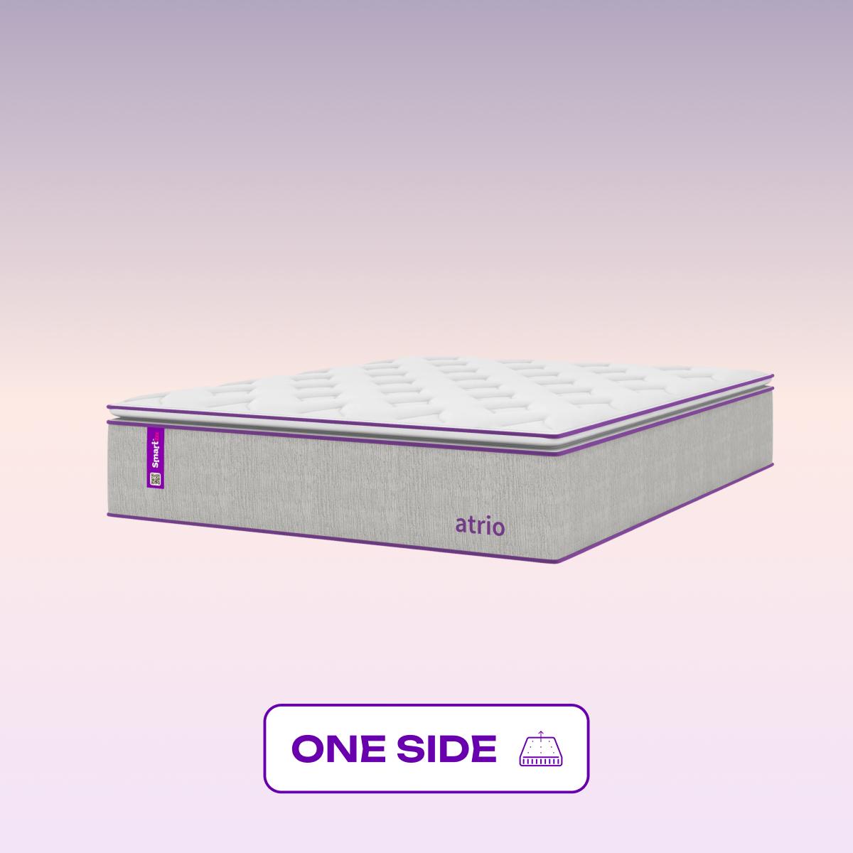 Cama Box Com Colchão Solteirão D26/D28 108 X 198  ATRIO Smartz