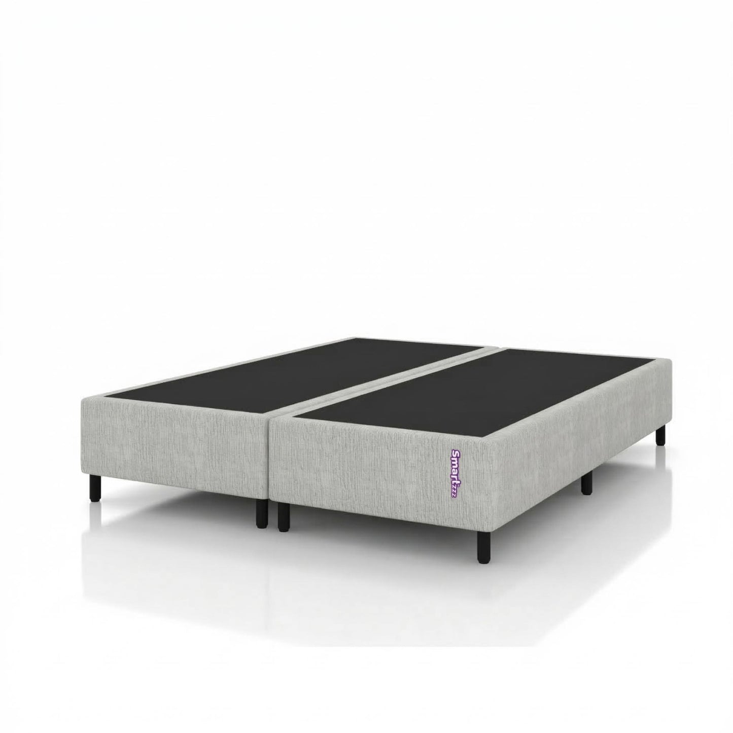 Cama Box Jaquard Cayambe Bege Queen 198x158x25 cm Smartz