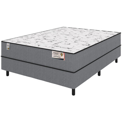 Cama Box Casal Conjugado Espuma 138x188x54 Plumatex