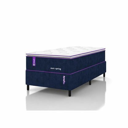 Cama Box Solteiro Com Colchão Molas Ensacada D28 88x188 Eurospring  Smartz