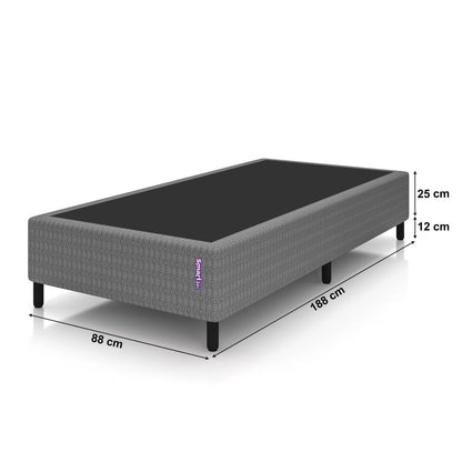 Cama box Solteiro com Colchão D23 Acction 88x188 Smartz