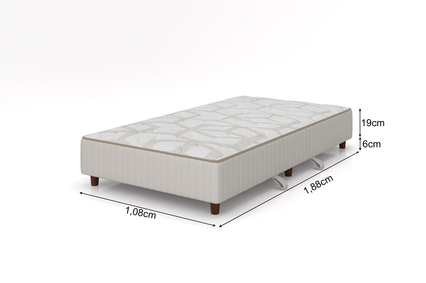 Bicama Box Auxiliar Premium 108x198x25 SmartZzz