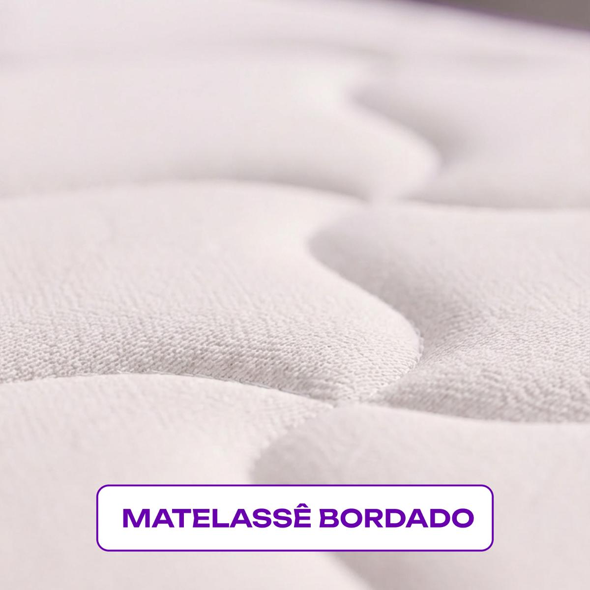 Colchão Solteiro Mola Pocket 88x188x28 Dallas Smartz