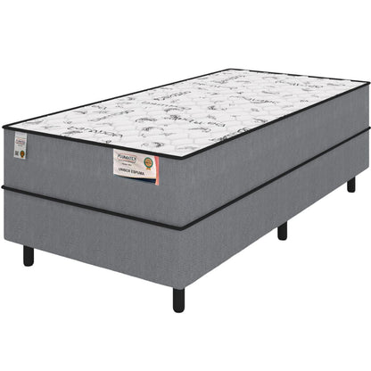 Cama Box Solteiro Conjugado Espuma 88x188x54 Plumatex