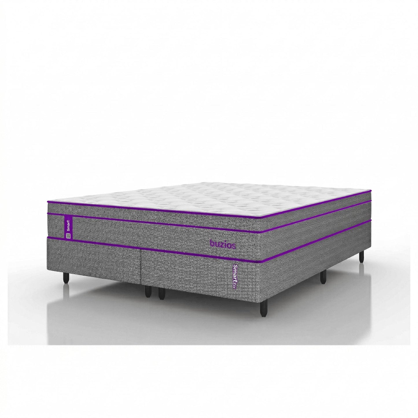 Cama Box Queen Molas Pocket Búzios Smartz
