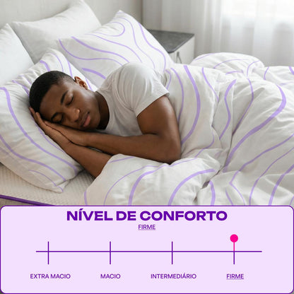 Cama Box Solteirão Com Colchão D28+D25 108x198 Ultra Relax Smartz