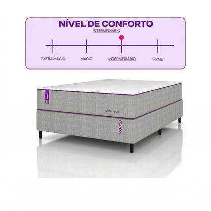 Cama Box Solteirão com Colchão D33 138x188  Green Premium
